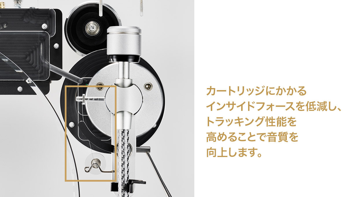 AT-LPA2:カートリッジにかかるインサイドフォースを低減