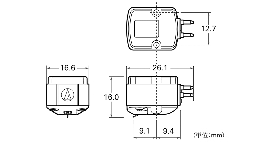 AT33xシリーズ:外形寸法図