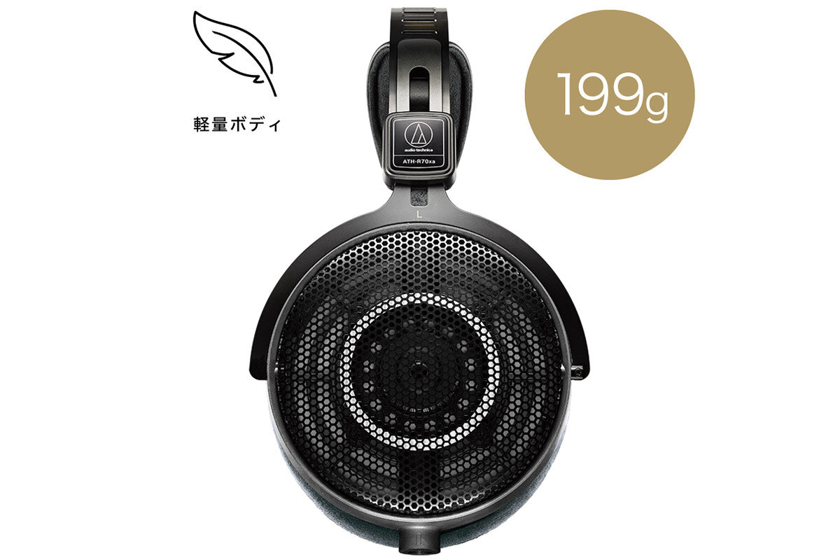 ATH-R70xa:快適な作業が続けられる軽量設計