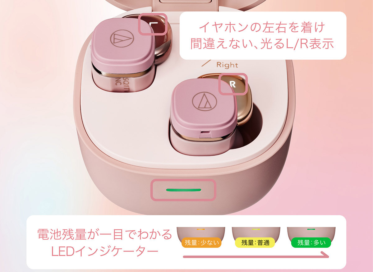 ATH-SQ1TW2NC:充電ケース