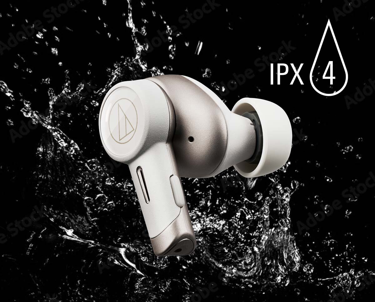 ATH-TWX9MK2:イヤホンを守る防滴仕様イメージ