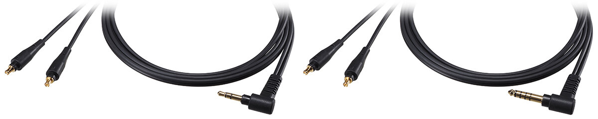 ATH-WP900SE:2種のケーブル