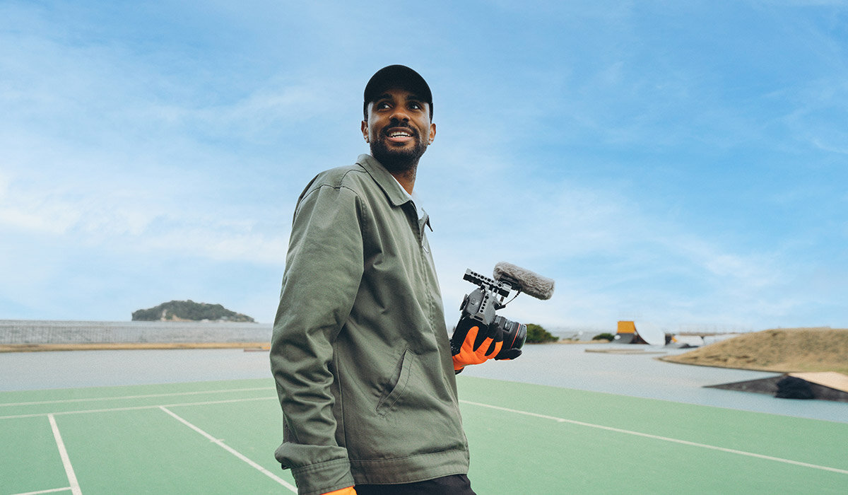 ATV-SG1LE:ウインドマフ使用イメージ