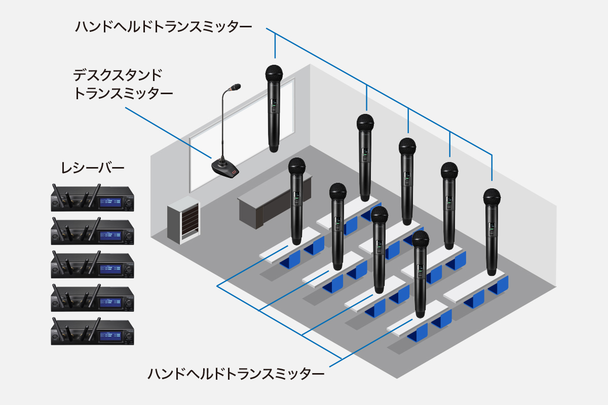 スクール形式セミナーイラスト