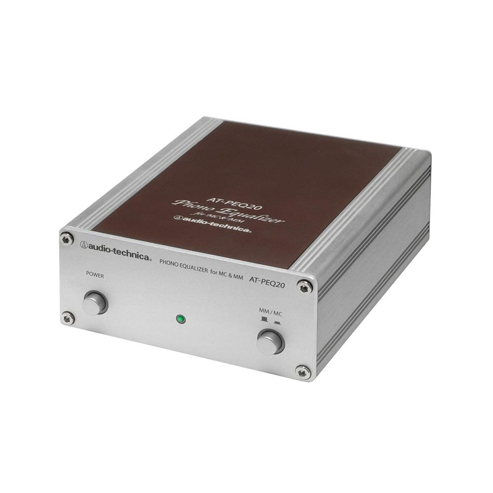 AT-PEQ20 MM/MC型カートリッジ対応高音質フォノイコライザー。