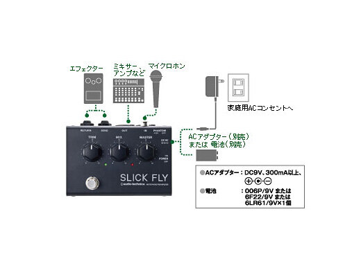 オーディオテクニカ SLICK FLY VP-01 マイクプリ エフェクター 【現品