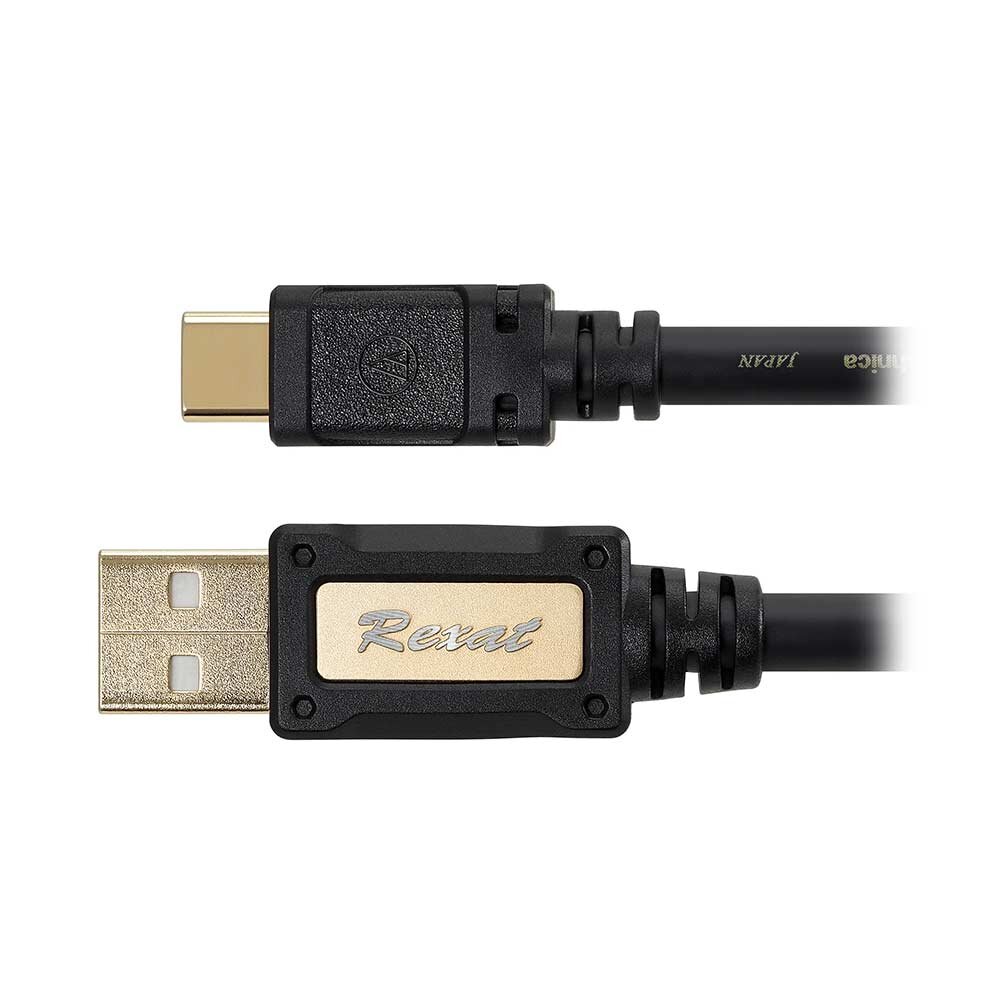 【日本売品】レグザット REXAT オーディオテクニカ 車載用トリプルハイブリッド USBケーブル USBプラグ(Type C)⇔USBプラグ(miniB) 1.3m AT-RX97CN/1.3 その他