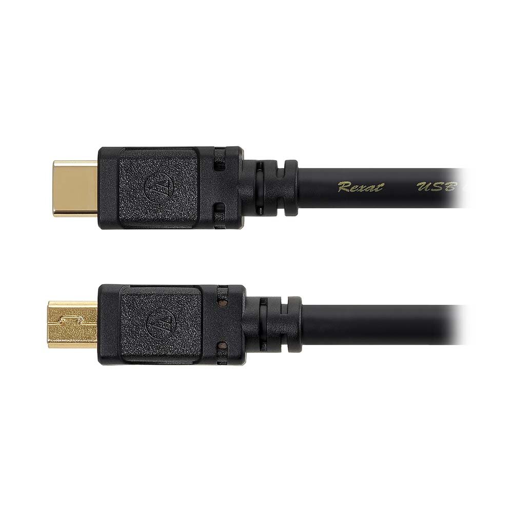 正規品低価レグザット REXAT オーディオテクニカ 車載用トリプルハイブリッド USBケーブル USBプラグ(Type C)⇔USBプラグ(miniB) 1.3m AT-RX97CN/1.3 その他