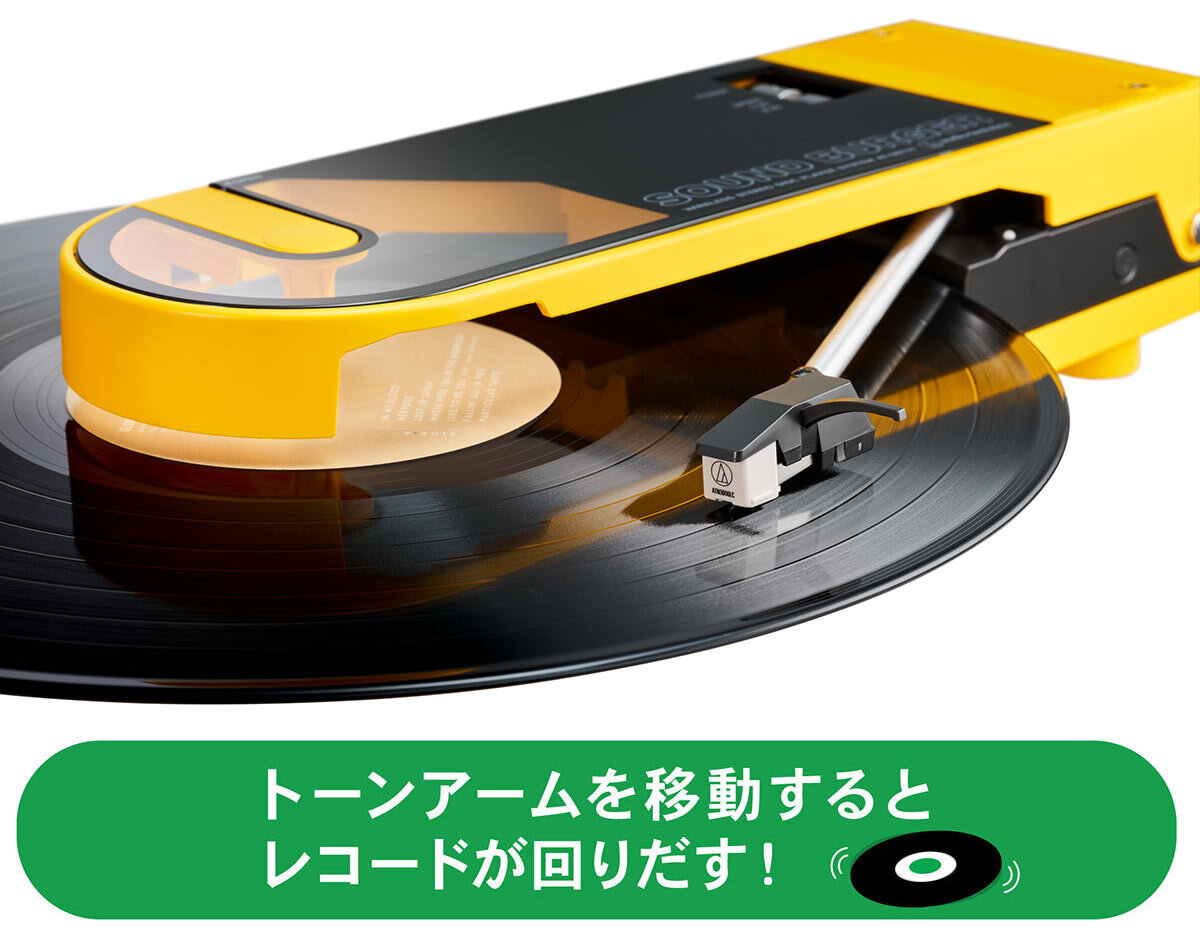 レコードプレーヤー〝サウンドバーガー〟AT-SB727：交換針 ATN3600LC(別売)