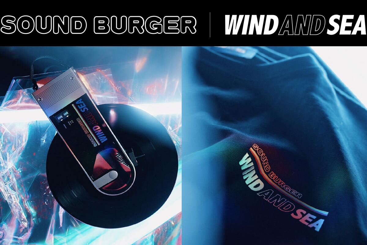 SOUND BURGER × WIND AND SEA：製品イメージ